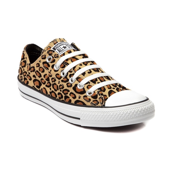 womens leopard print canvas shoes